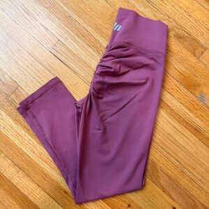 Full Length Dusty Pink Scrunch Bum Leggings.